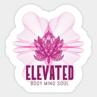 Elevated Body Mind Soul Sticker